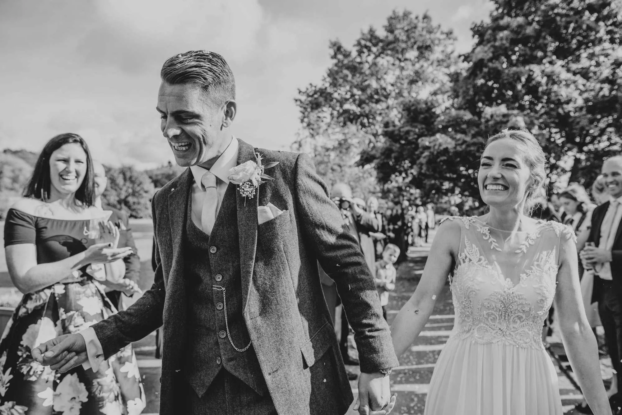 Modern Rustic, Romantic Autumn Wedding at Gaynes Park, Essex. Bride wears Maggie Sottero. Essex Documentary Wedding Photographer.