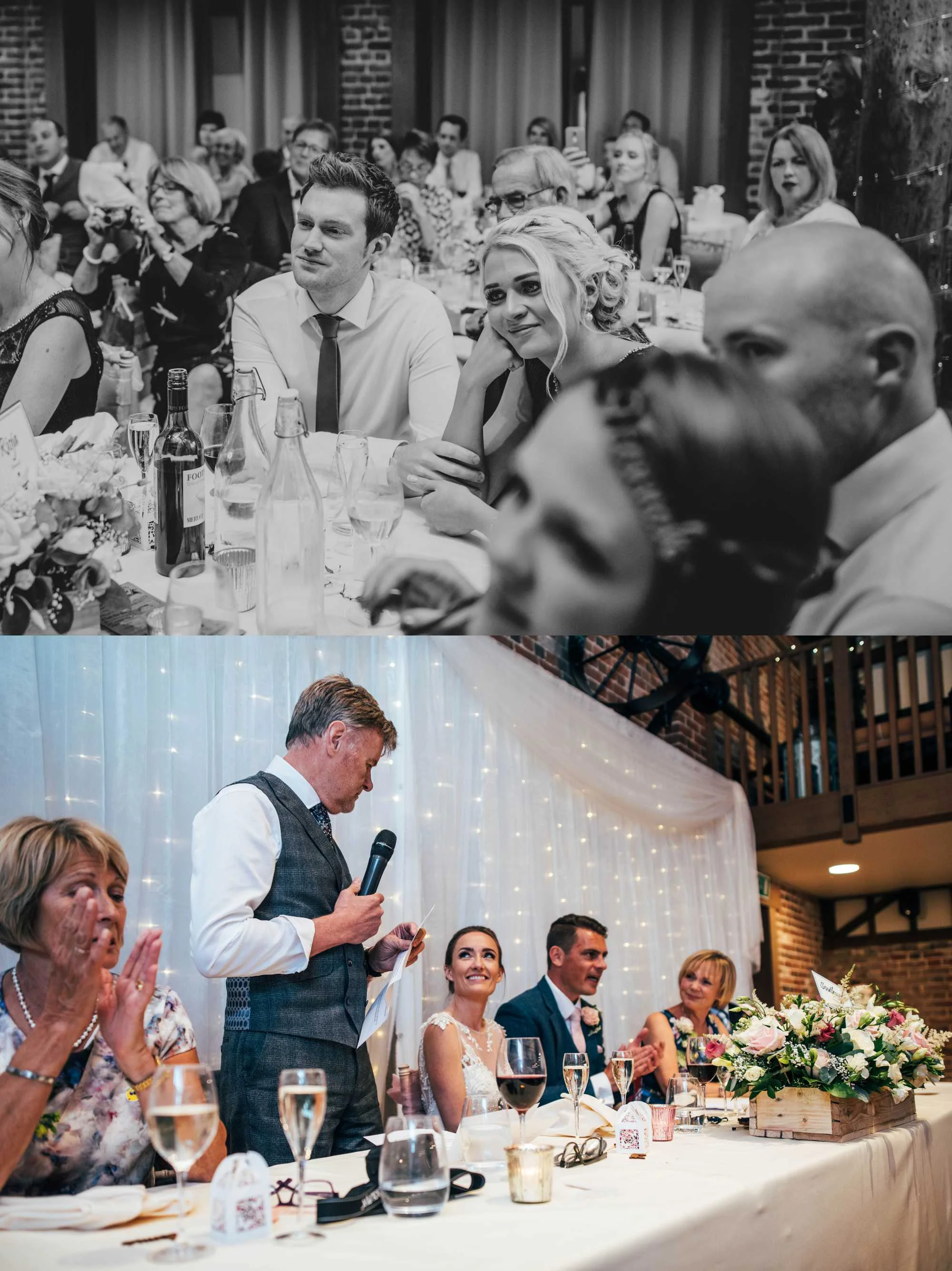 Modern Rustic, Romantic Autumn Wedding at Gaynes Park, Essex. Bride wears Maggie Sottero. Essex Documentary Wedding Photographer.