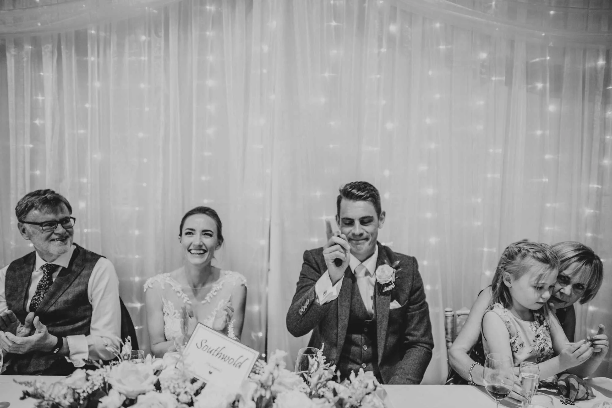 Modern Rustic, Romantic Autumn Wedding at Gaynes Park, Essex. Bride wears Maggie Sottero. Essex Documentary Wedding Photographer.