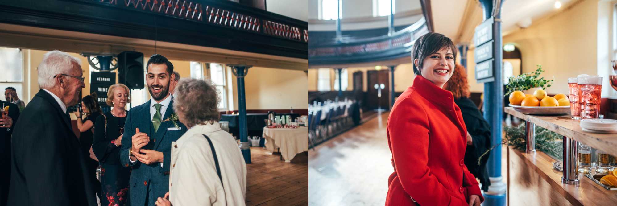 Vintage Botanical DIY Hackney Round Chapel Wedding with Italian Feast, Foliage Hoops, Bride Wears Halfpenny Bridal