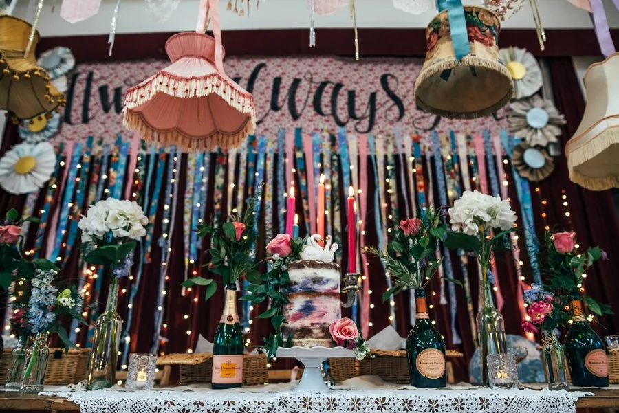 Boho Festival Village Hall Wedding Styling Ideas Essex Documentary Wedding Photographer