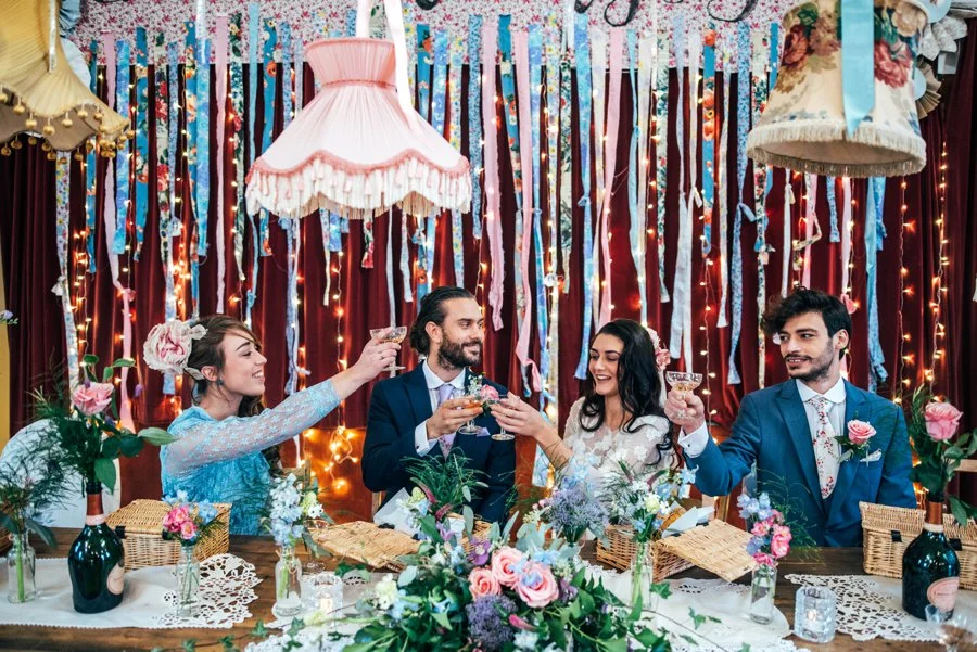 Boho Festival Village Hall Wedding Styling Ideas Essex Documentary Wedding Photographer