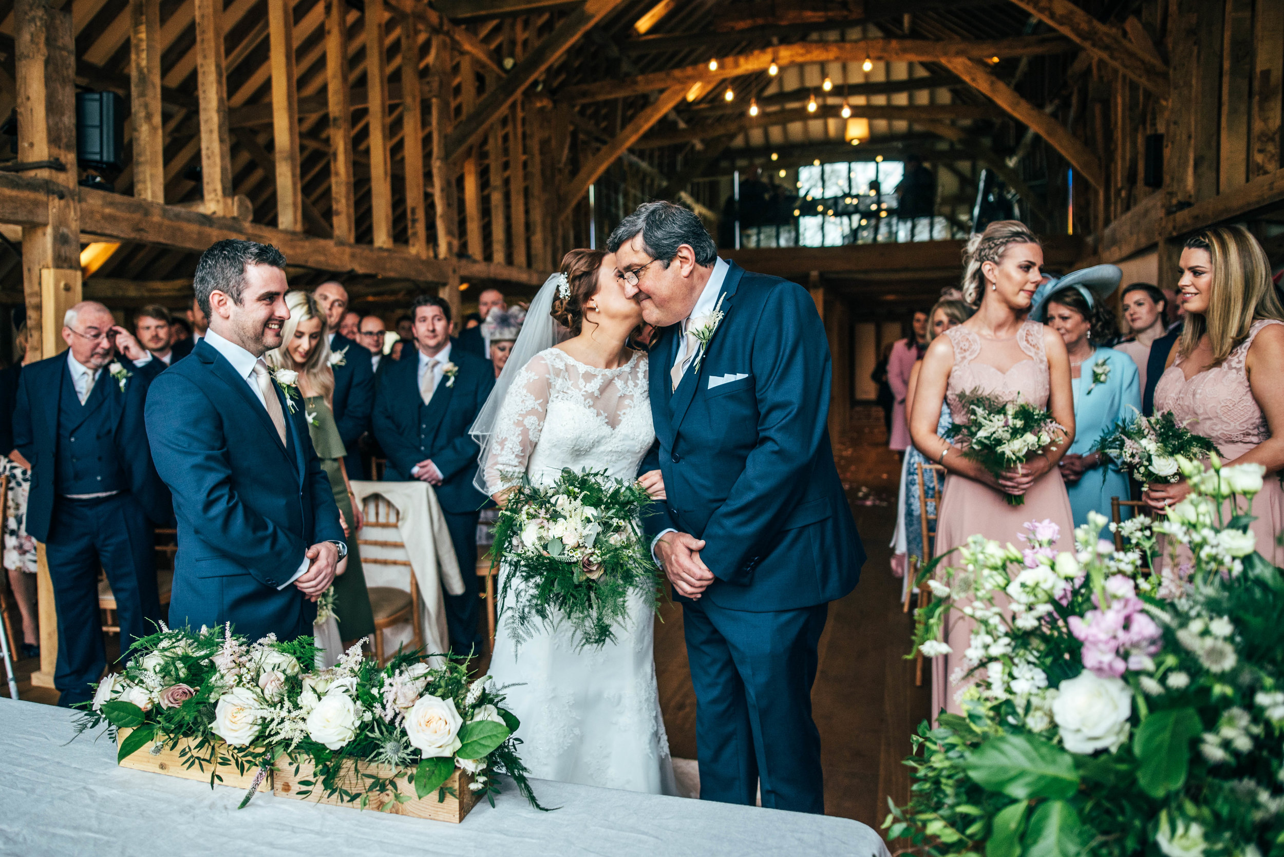 Rustic Blush Pink Spring Wedding with travel inspired table decor at Blake Hall Essex Documentary Wedding Photographer