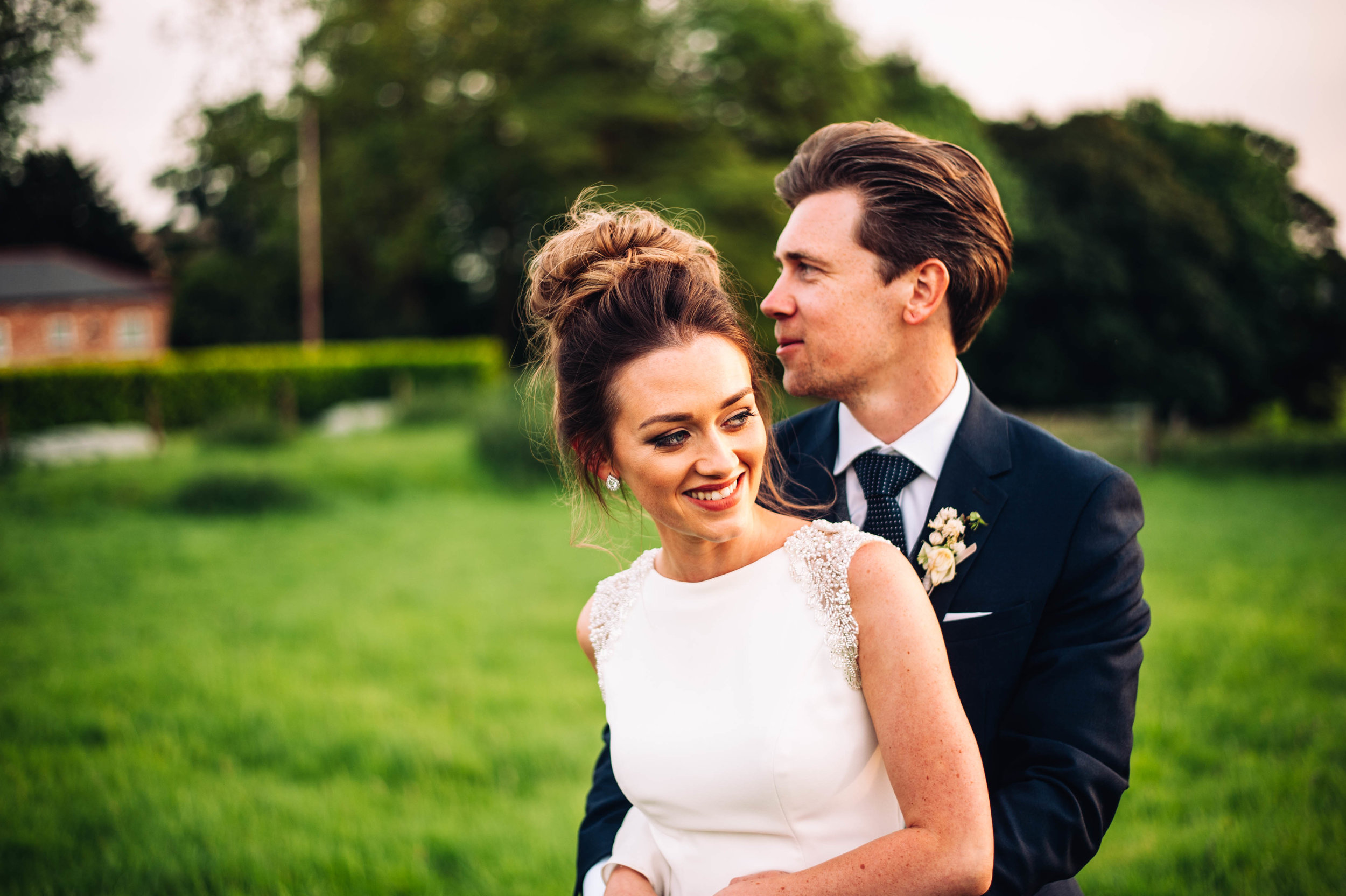 Dove Grey & Greens with Classic Simplicity at Gaynes Park, Epping. Bride wears Pronovias. Essex Documentary Wedding Photographer