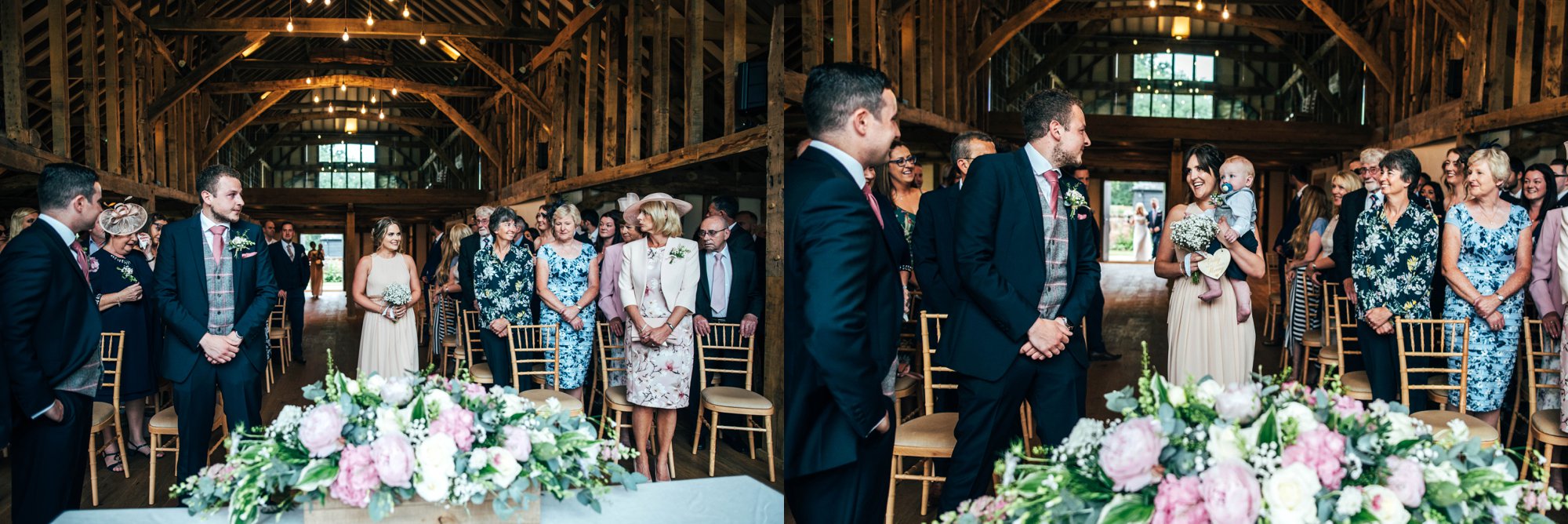 Blush Pink Spring Barn Wedding Blake Hall Essex. Bride wears Maggie Sotterro. Essex Documentary Wedding Photographer