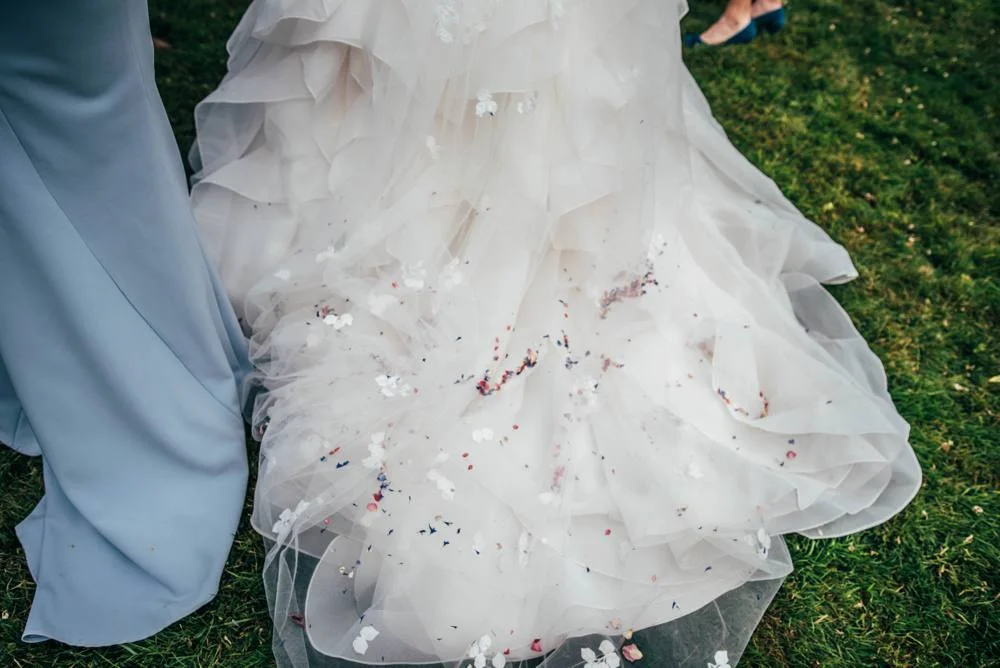 Rustic Summer wedding at Ratsbury Barn with Mini Golf, lawn games, pizza and home-made cake. Bride wears Mori Lee. Essex Documentary Wedding Photographer