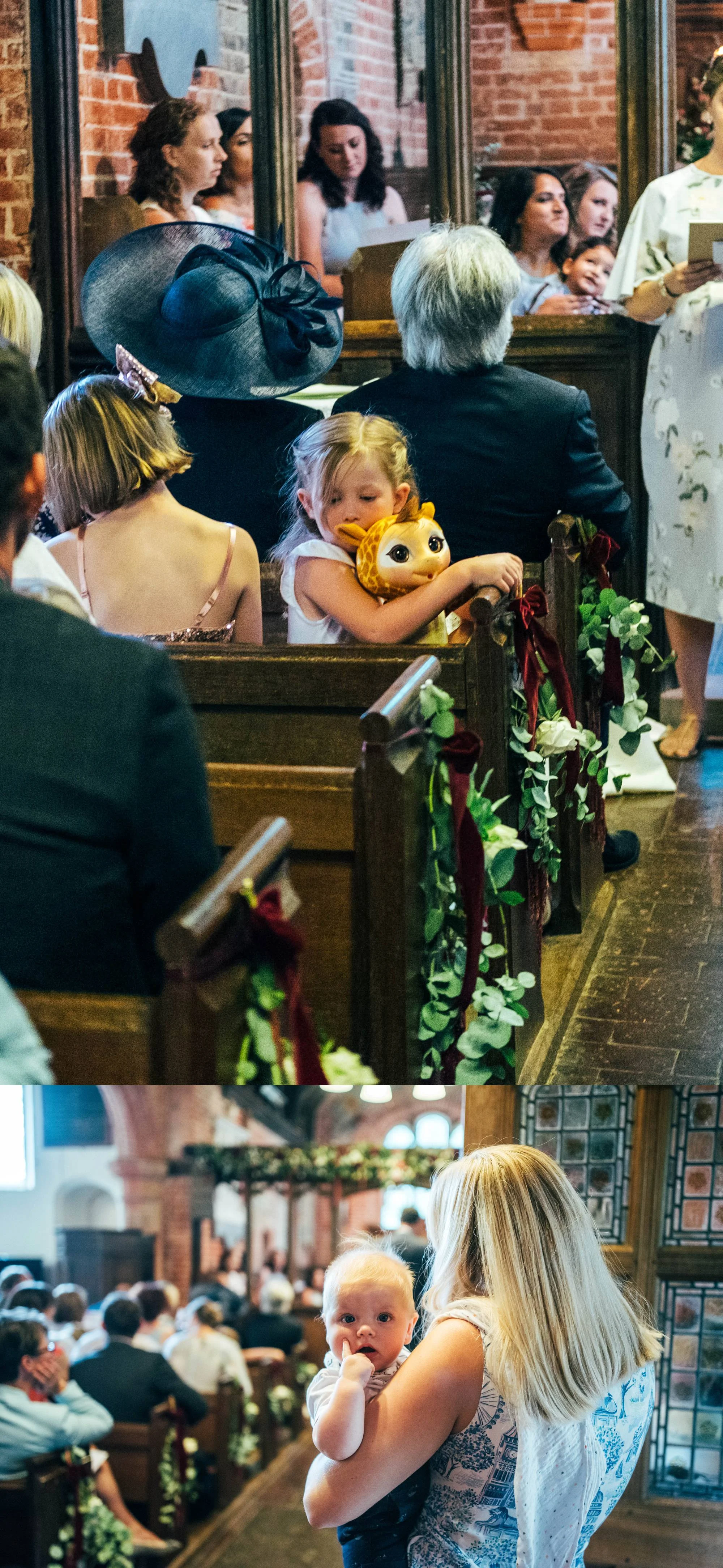 East Anglian Railway Museum Wedding. Vintage lace with Red &amp; Light Blue Palette with Proteas Bouquet. Essex Documentary Wedding Photographer