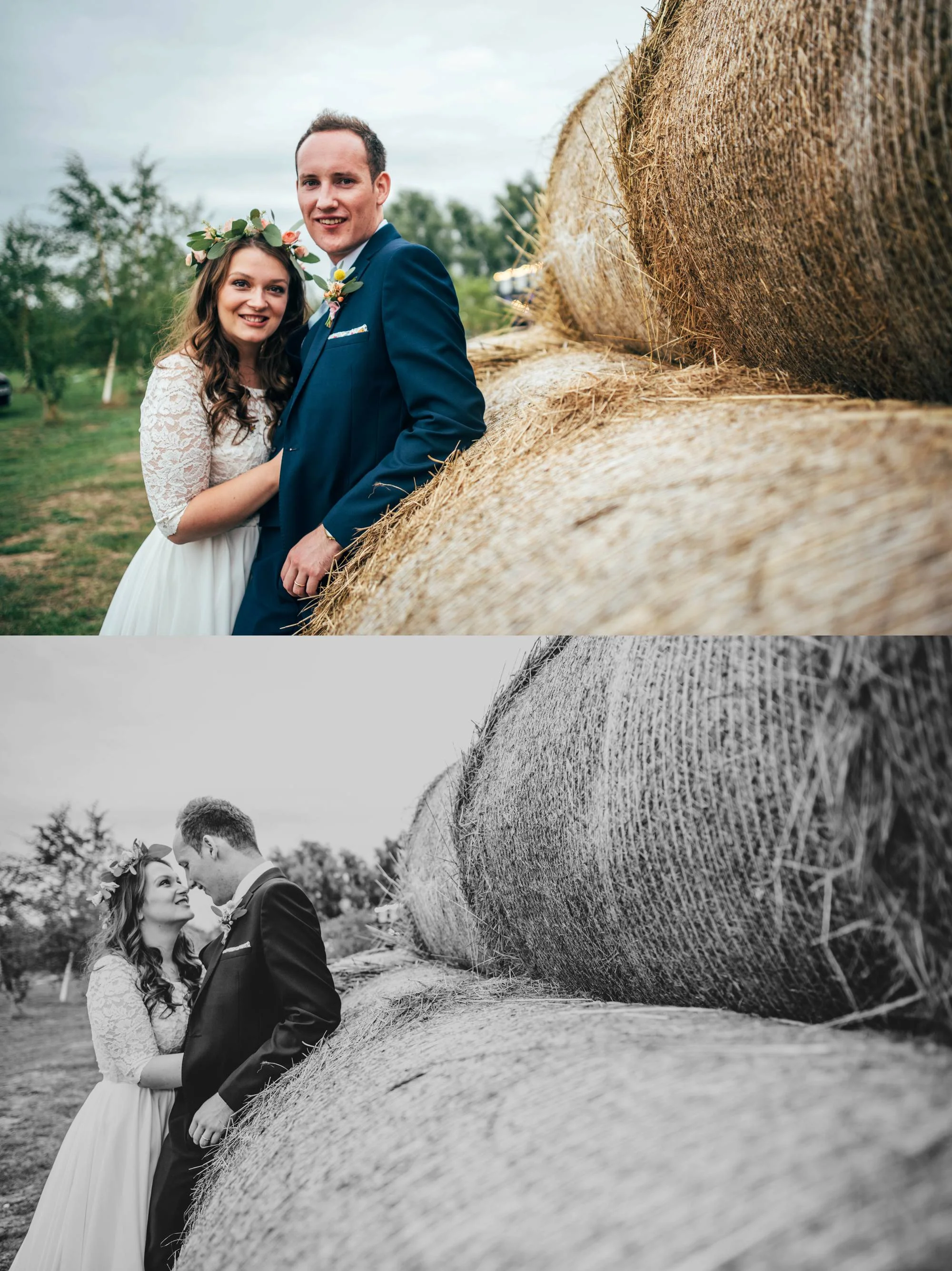 Ely Cathedral with a DIY, Boho Farm Wedding Reception at Bedingham's Farm , Bride wears Willowby by Watters and a Flower Crown. Essex Documentary Wedding Photographer.