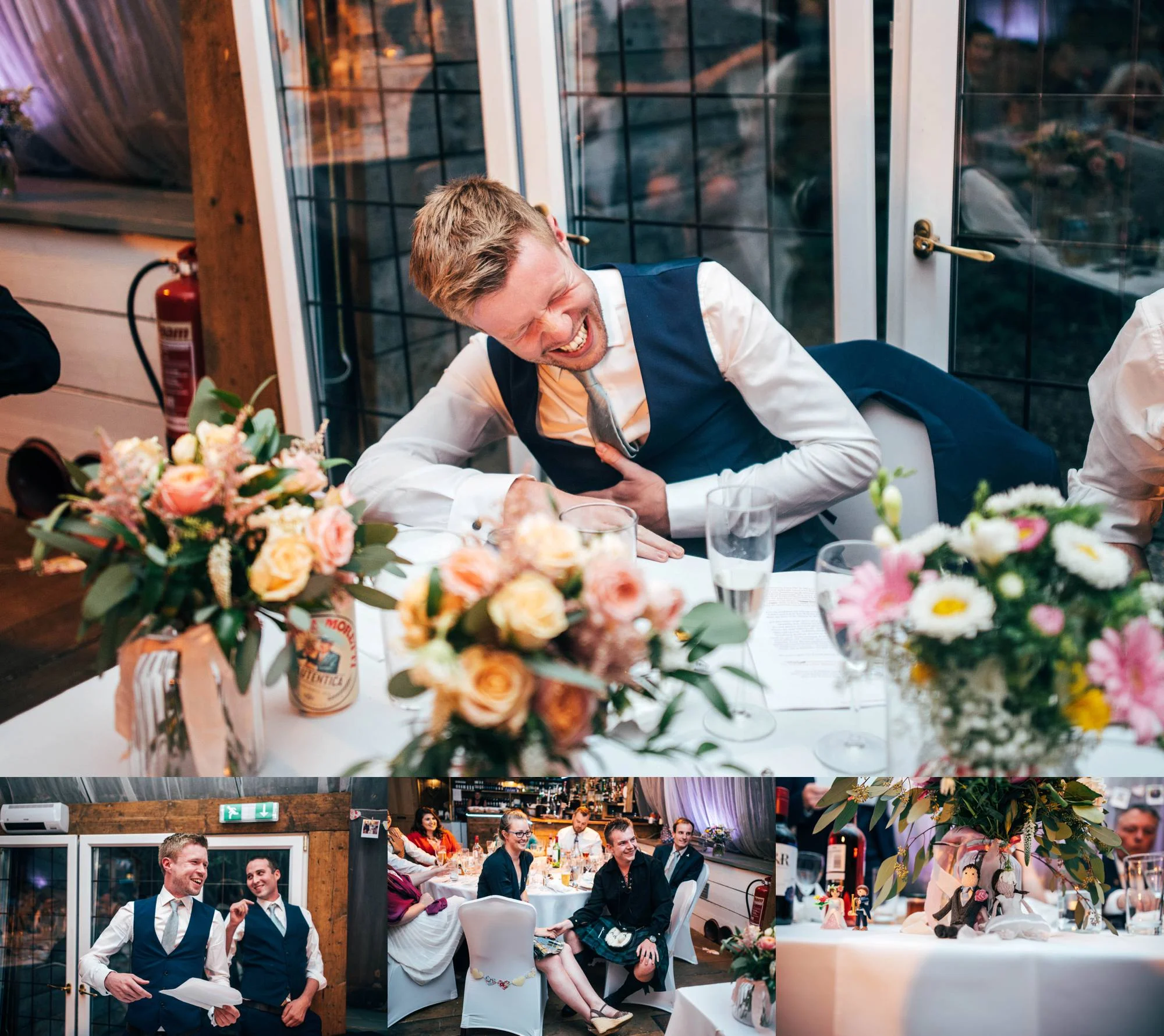 Ely Cathedral with a DIY, Boho Farm Wedding Reception at Bedingham's Farm , Bride wears Willowby by Watters and a Flower Crown. Essex Documentary Wedding Photographer.
