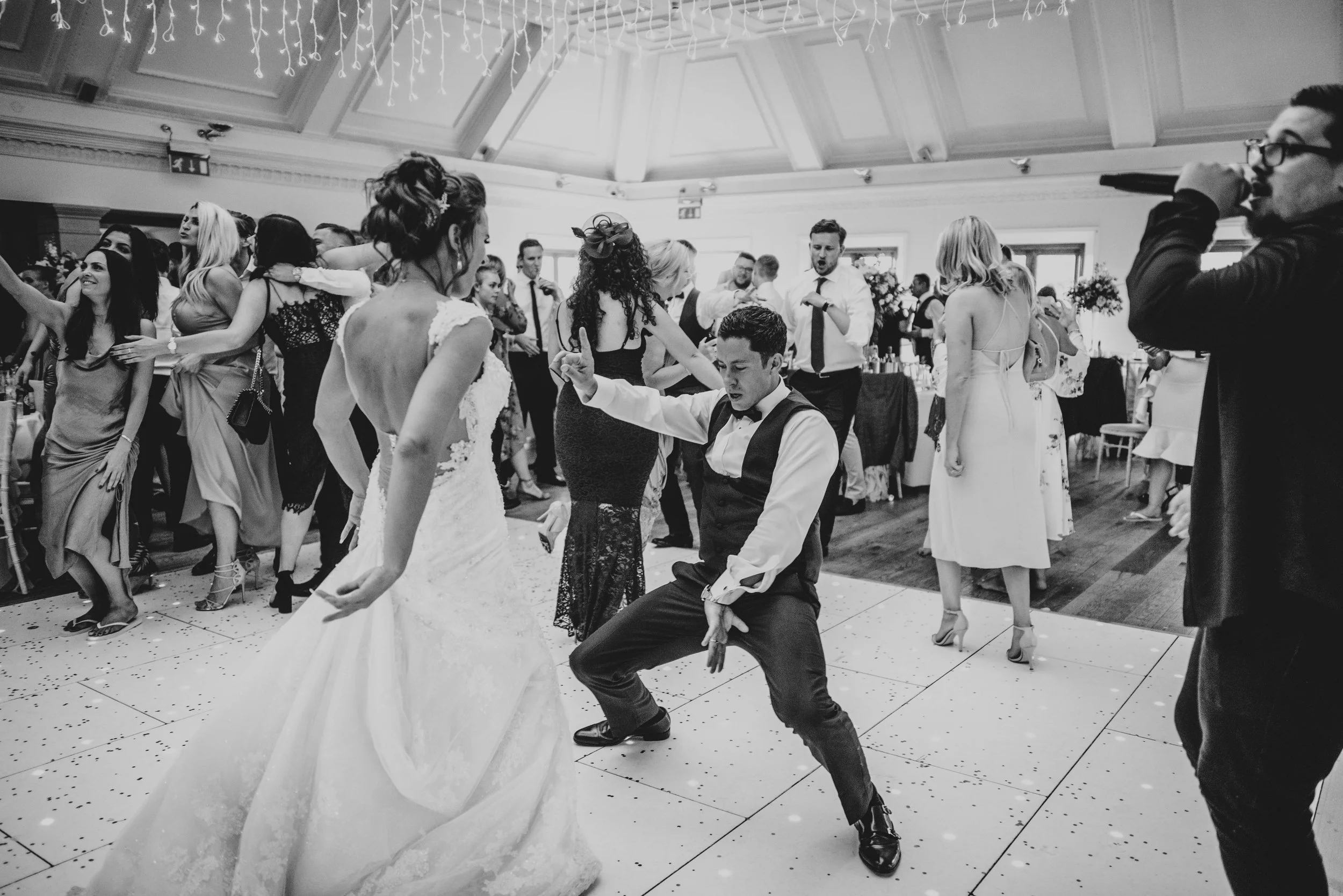 Bride and Groom First Dance Essex Documentary Wedding Photographer