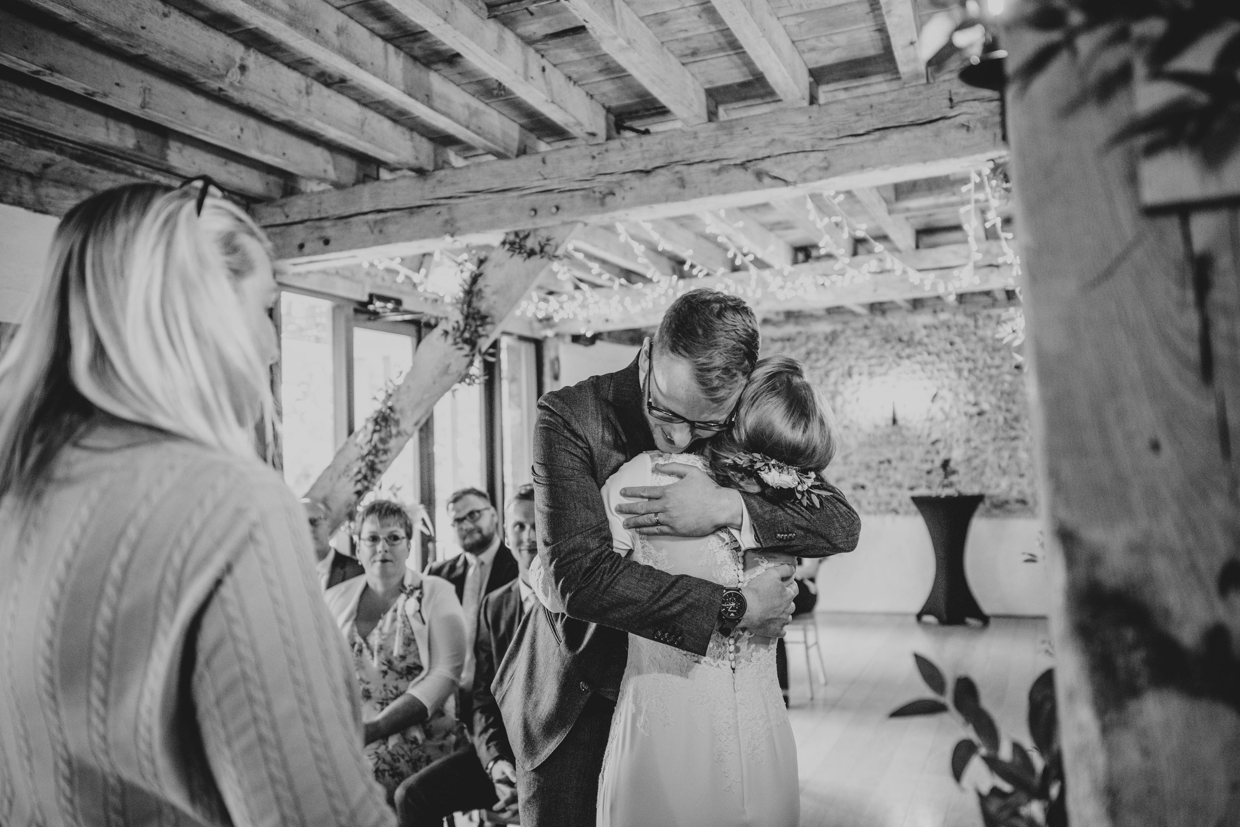 Intimate Wedding at Granary Estates with Gin inspired decor and lush Red Peonies