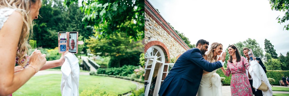 An outdoor Summer Wedding at The Orangery, Maidstone. Blush Pinks and lace with rustic detail. Essex Documentary Wedding Photographer
