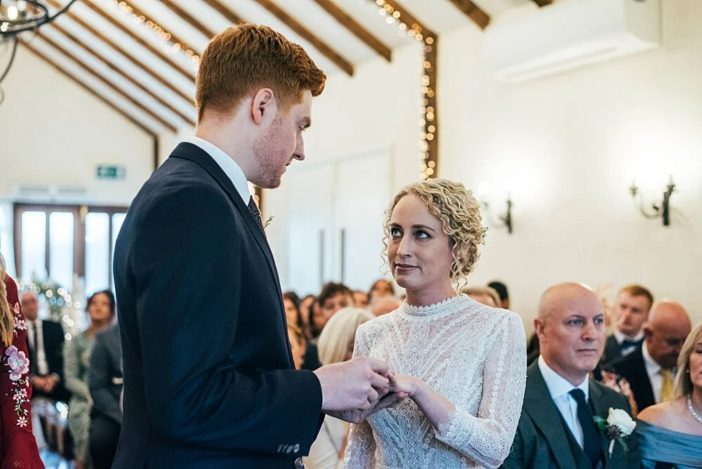 Autumn barn wedding at Crondon Park with rich reds and an ethereal Pronovias gown with Game of Throne vibes! Essex Documentary Wedding Photographer
