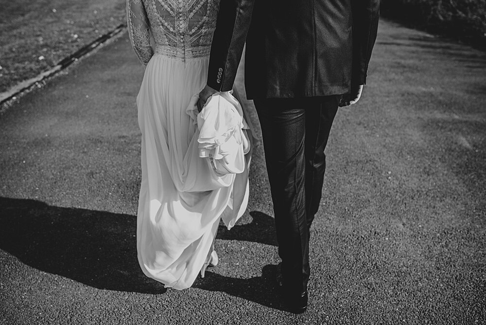 Autumn barn wedding at Crondon Park with rich reds and an ethereal Pronovias gown with Game of Throne vibes! Essex Documentary Wedding Photographer