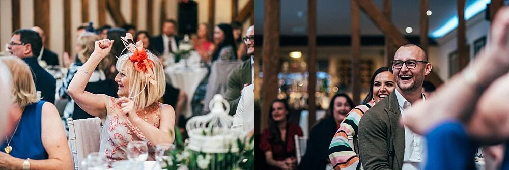 Autumn barn wedding at Crondon Park with rich reds and an ethereal Pronovias gown with Game of Throne vibes! Essex Documentary Wedding Photographer