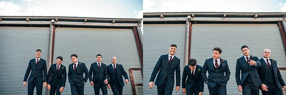 Autumn reds at The Barns at Lodge Farm with pet doggies, Irish folk music, cheesecake & budgie smugglers. Bride wears Rosa Clara & Valentino. Essex Documentary Wedding Photographer