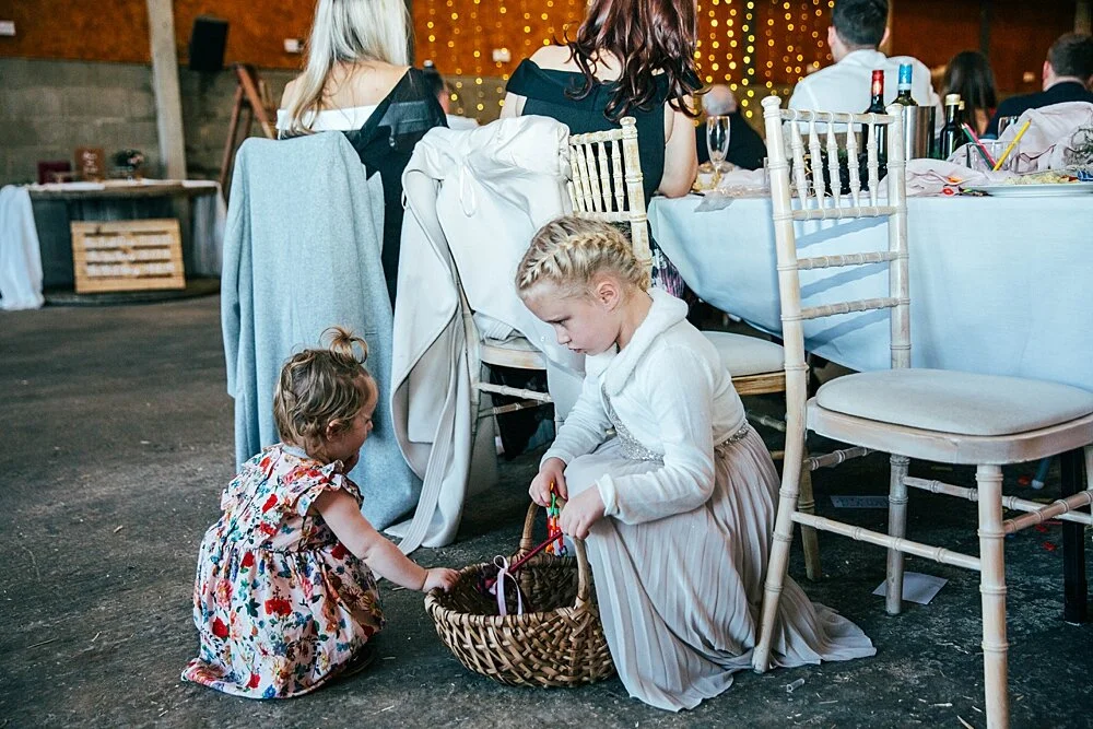 Autumn reds at The Barns at Lodge Farm with pet doggies, Irish folk music, cheesecake & budgie smugglers. Bride wears Rosa Clara & Valentino. Essex Documentary Wedding Photographer