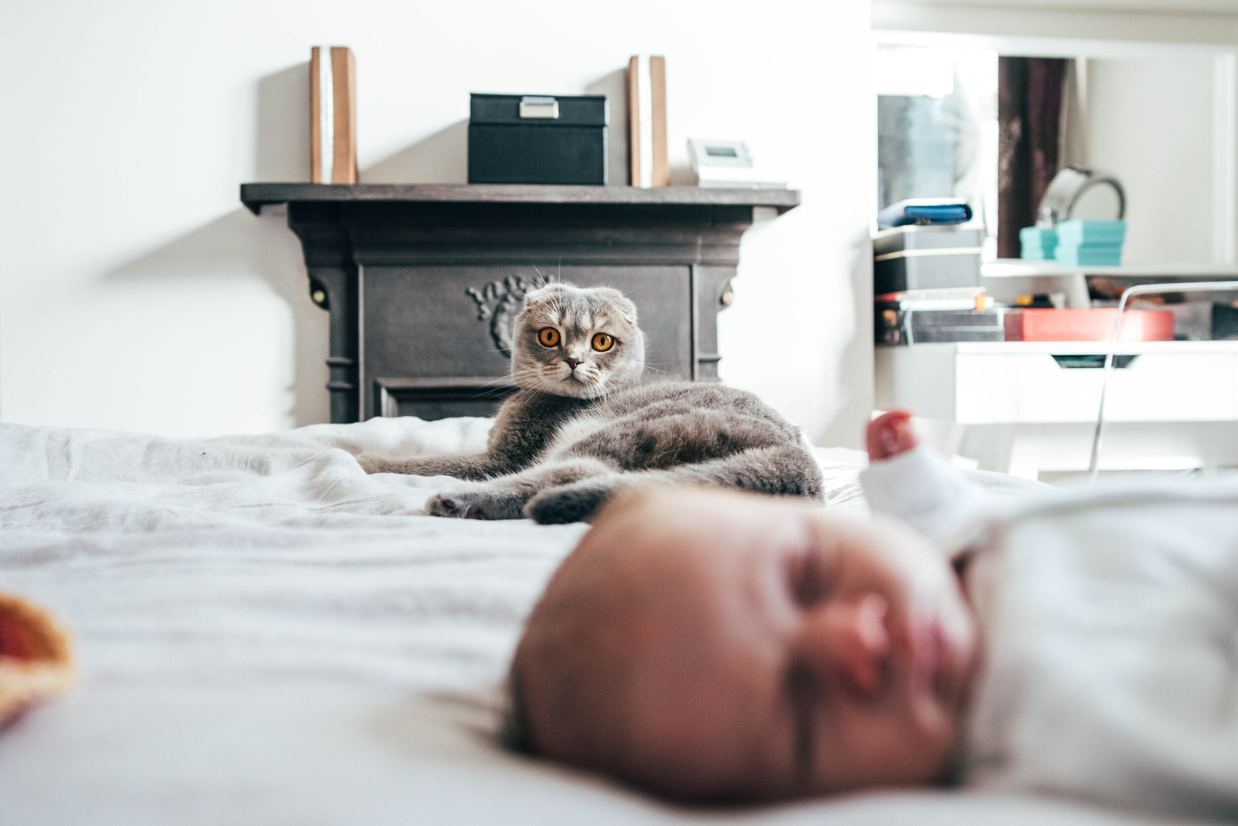 At home with baby J, a relaxed newborn session. Essex Documentary Family Photographer.