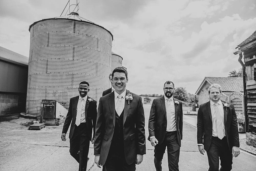 Summer brights for intimate farm wedding The Barns at Lodge Farm Essex Documentary Wedding Photographer