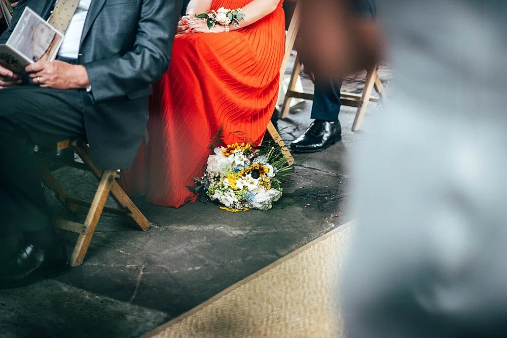 Summer brights for intimate farm wedding The Barns at Lodge Farm Essex Documentary Wedding Photographer