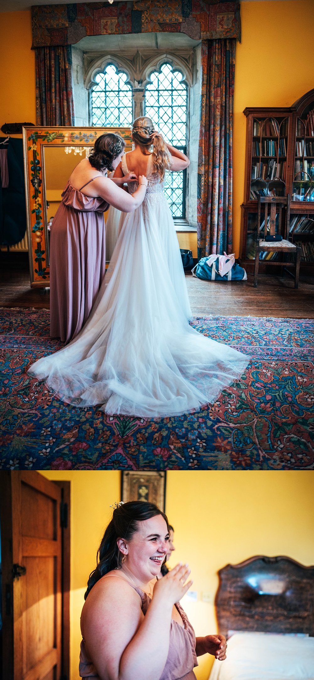 an early Autumn outdoor boho wedding featuring Pinks &amp; Pampas grasses at Nettlestead Place. Essex Kent Top Documentary Wedding Photographer.