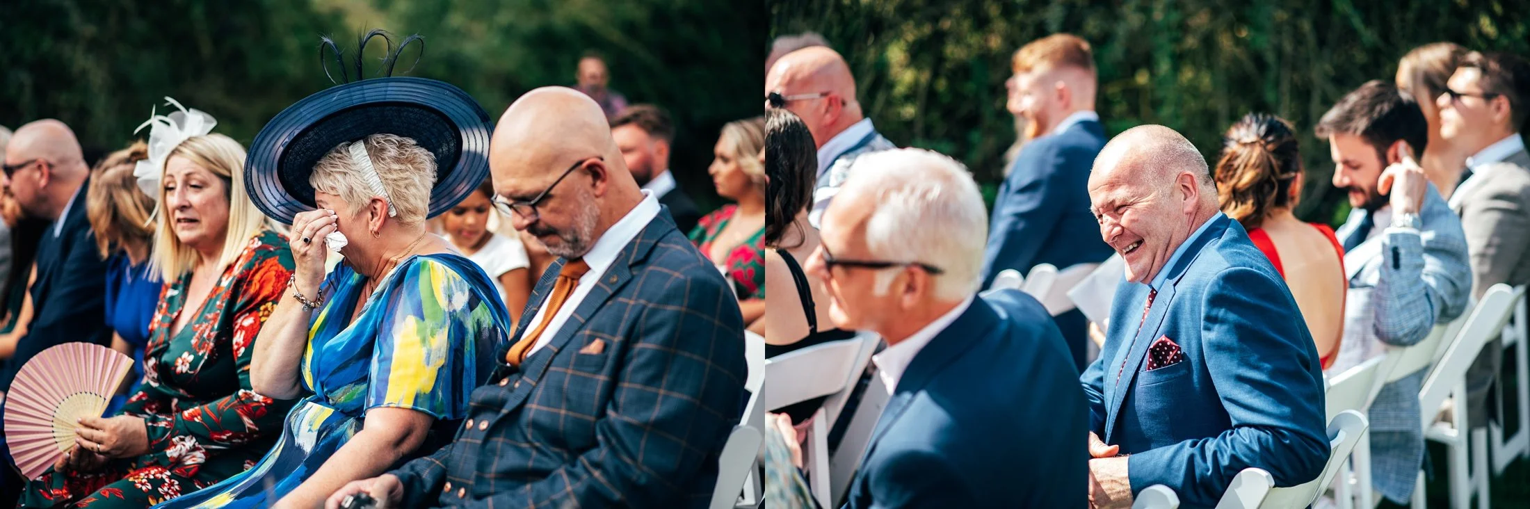 Delicate sage &amp; white paired with black tie for an early Autumn barn wedding at The White Hart, Great Yeldham. Essex documentary wedding photographer