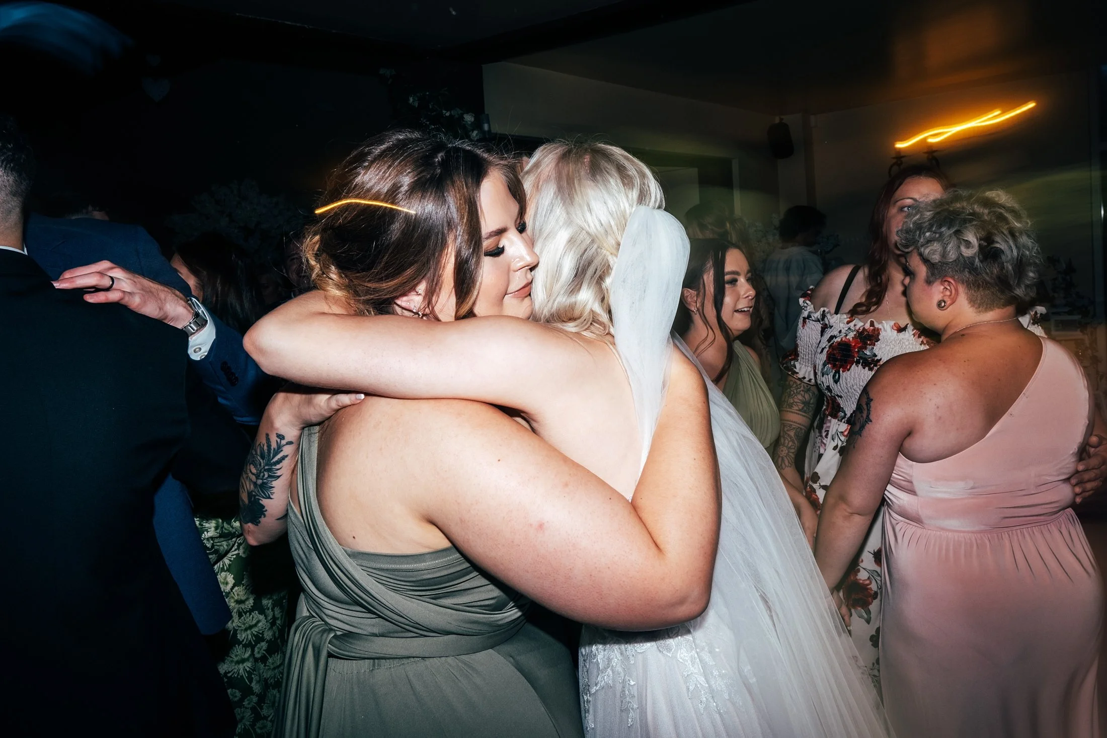 Delicate sage &amp; white paired with black tie for an early Autumn barn wedding at The White Hart, Great Yeldham. Essex documentary wedding photographer
