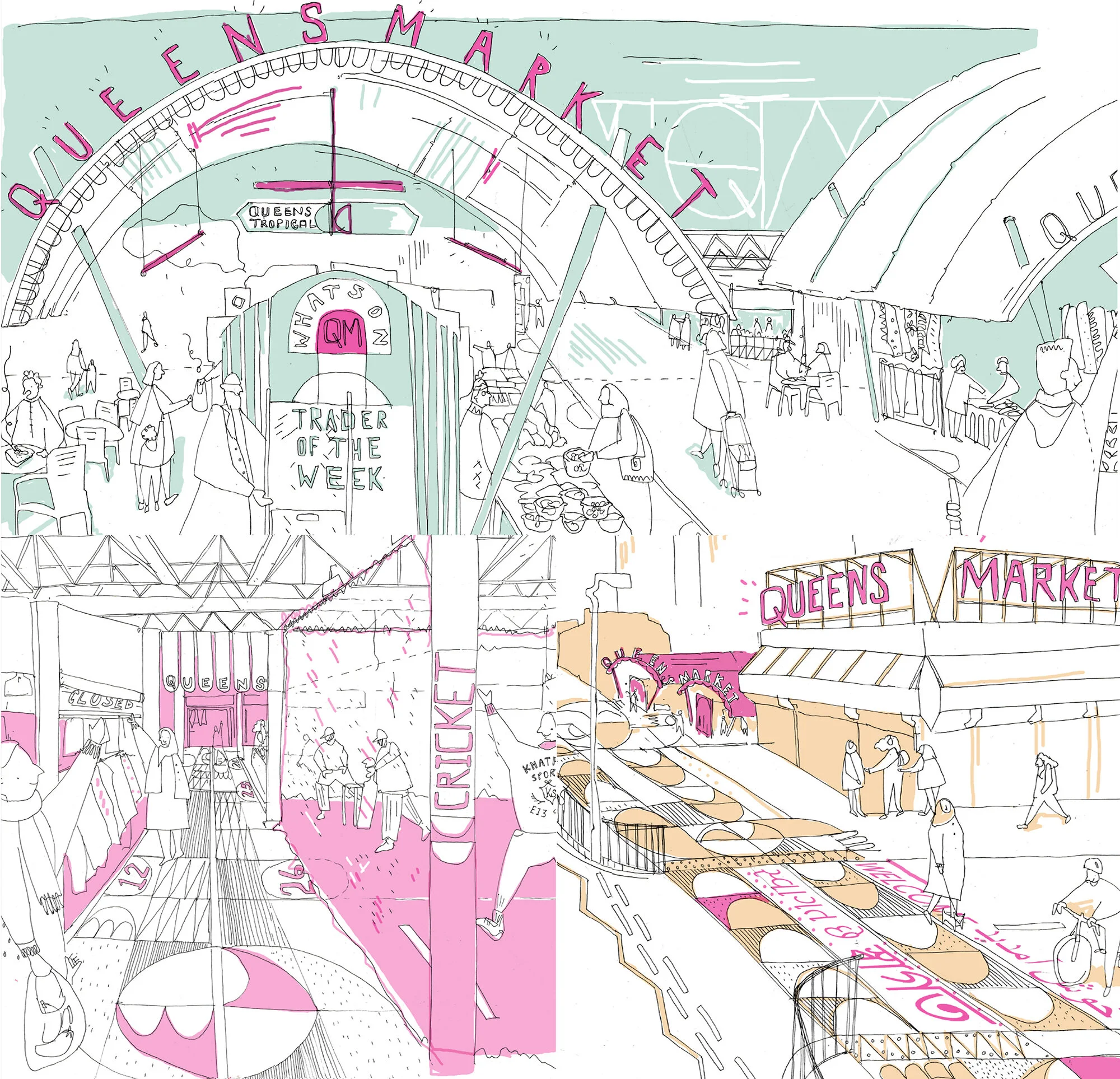 Chosen for £5.3m Queen’s Market Boost