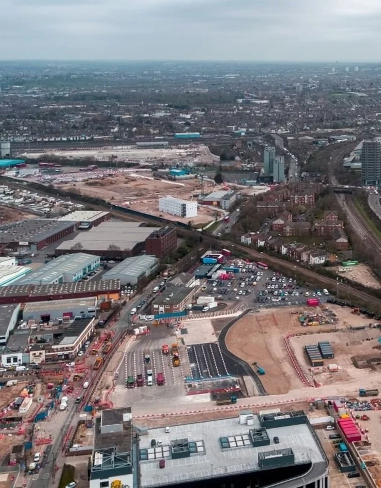 A new urban district in the making at Old Oak West