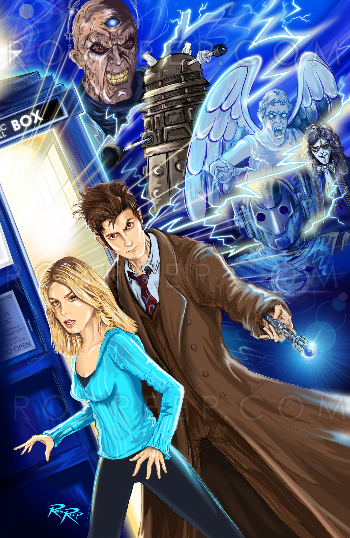 The 10th Doctor and Rose