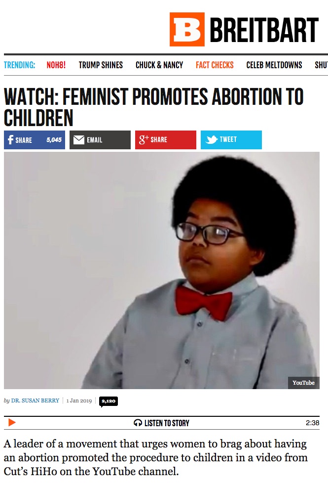 Pissing off the right people…thanks for linking , Breitbart :/