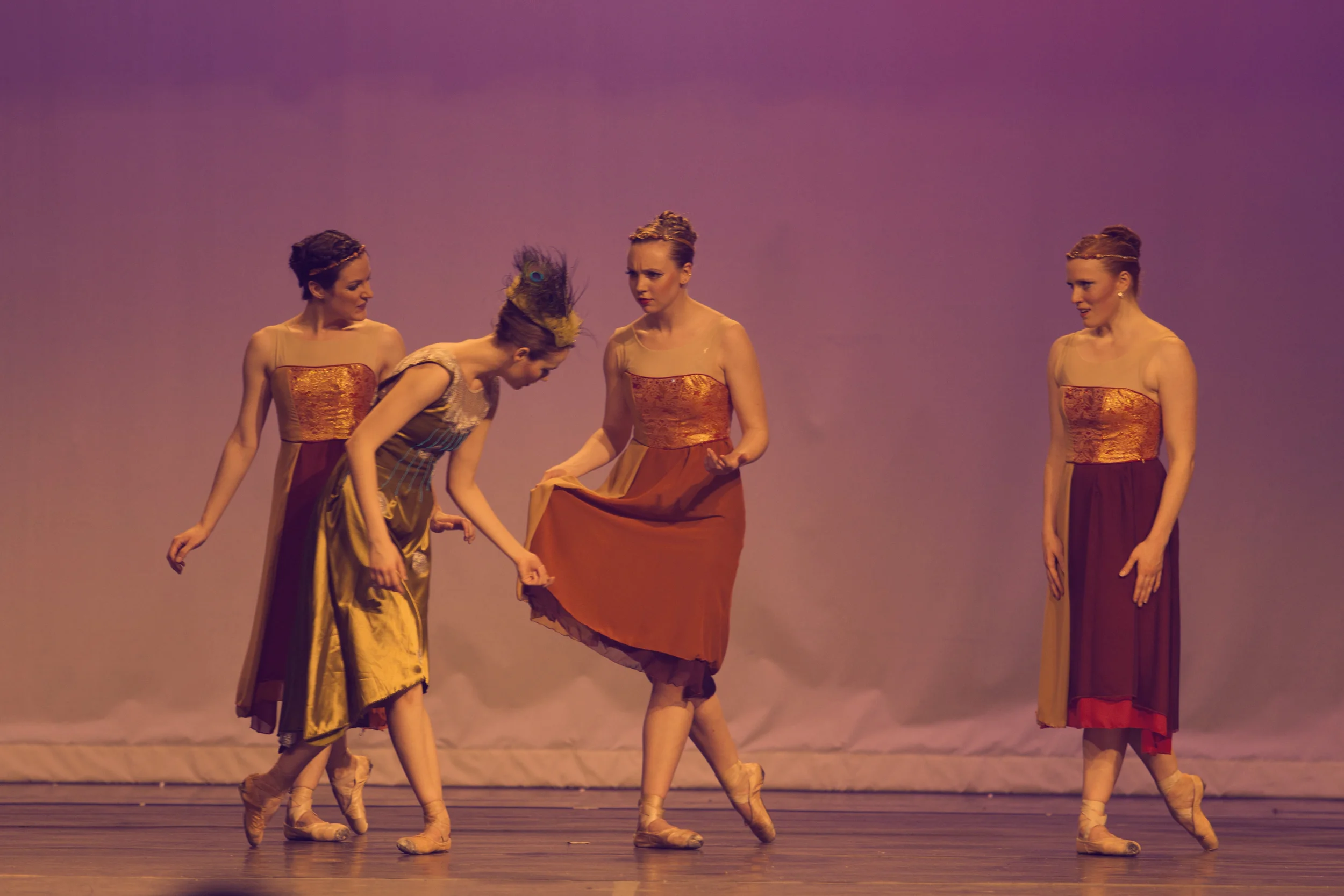 Summer Smith as Meshach, dialoging with King Nebuchadnezzar after the fiery furnace, in Belteshazzar: A Perilous Tale