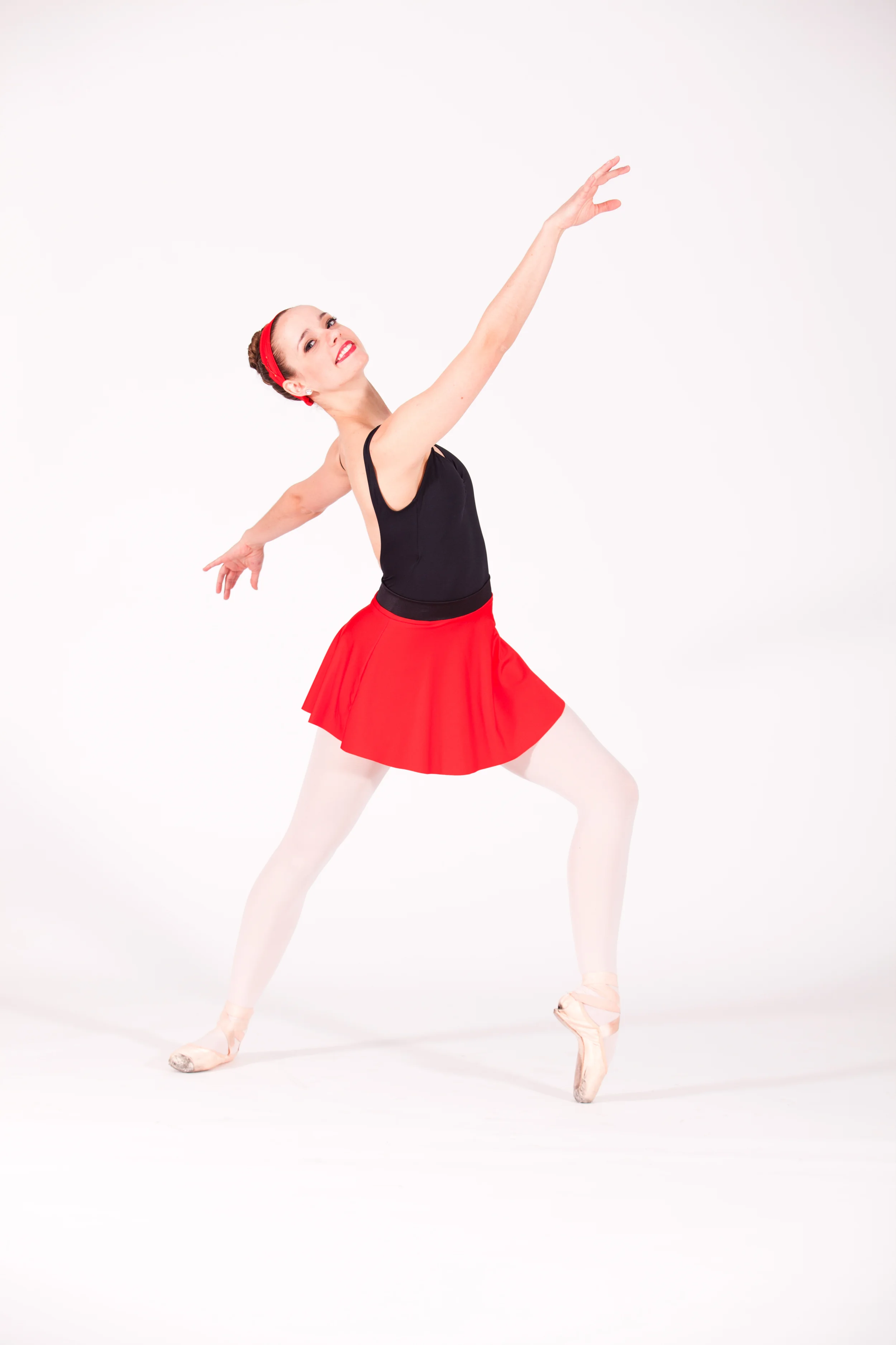 Brette Benedict as the Red Skirt Girl in M usings...Or Don't Take Yourself So Seriously.