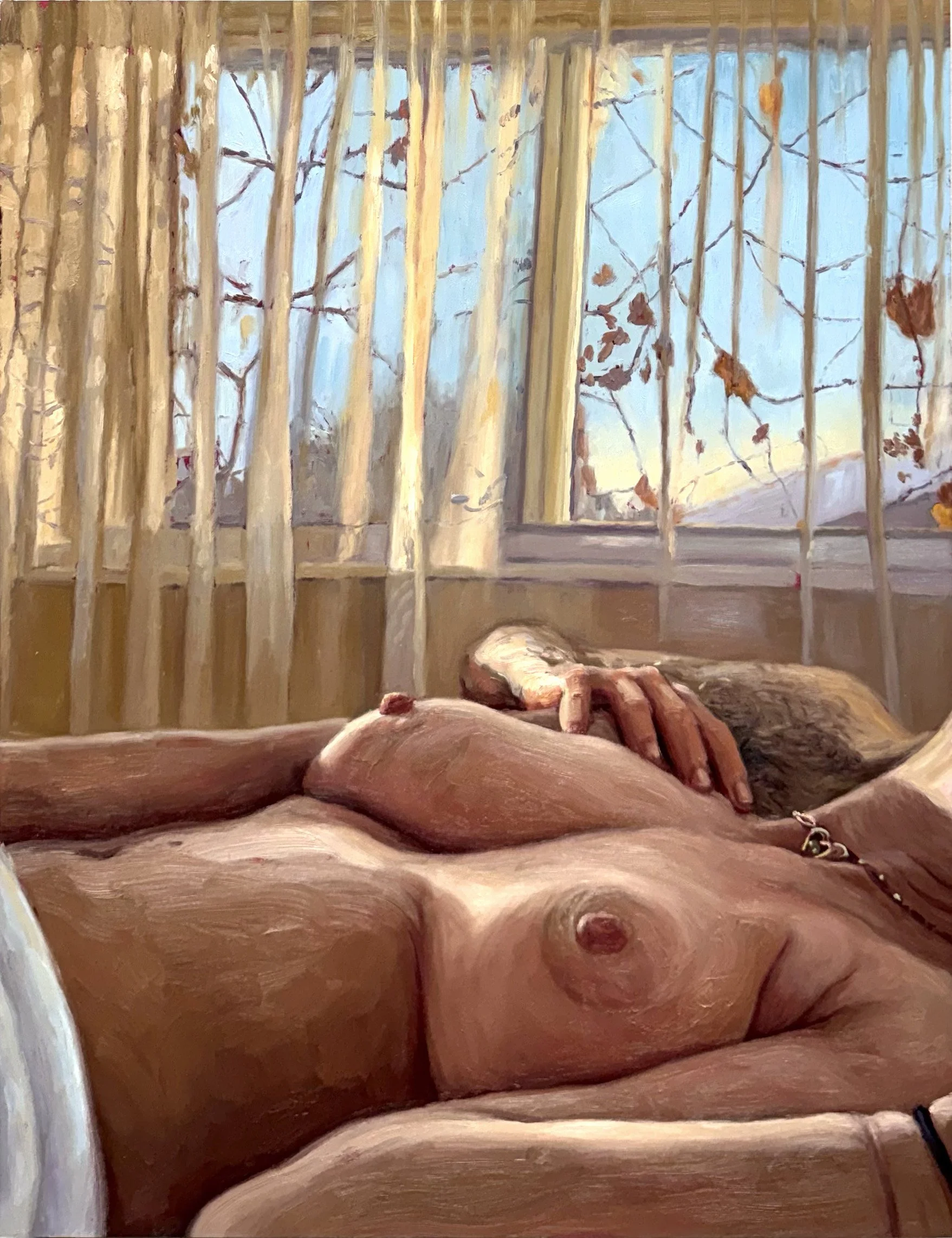 Winter Morning, 2026, Oil on Panel, 24 x 18"