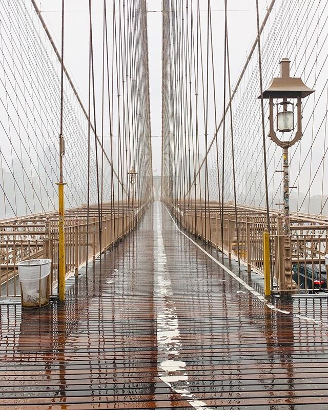 One more from yesterday&rsquo;s adventure #brooklynbridge #desolate #impressive actually my first time crossing the bridge on foot! #foot #beauty