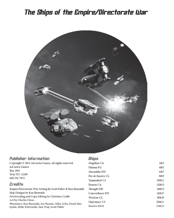 Squadron Strike: 3e: SSD Book
