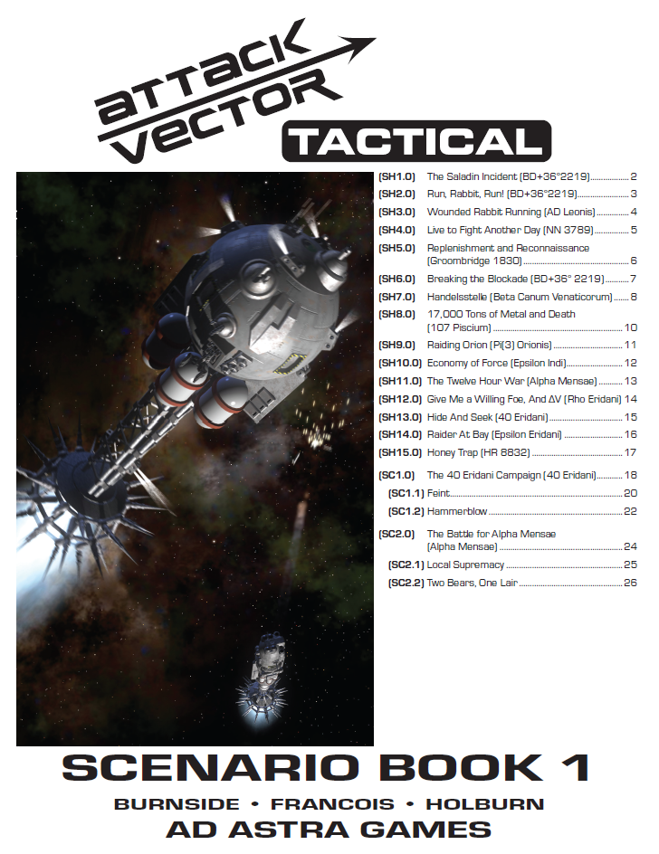 Attack Vector: Tactical: Scenario Book 1 (PDF)