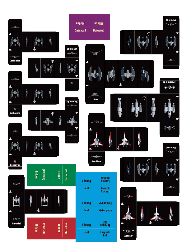 Squadron Strike: Romance of the Seven Realms: Box Miniature Sheets (PDF)