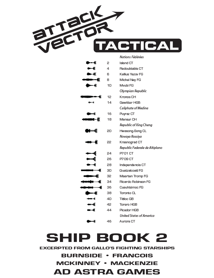 Attack Vector: Tactical: Ship Book 2 (SSDs Only, PDF)