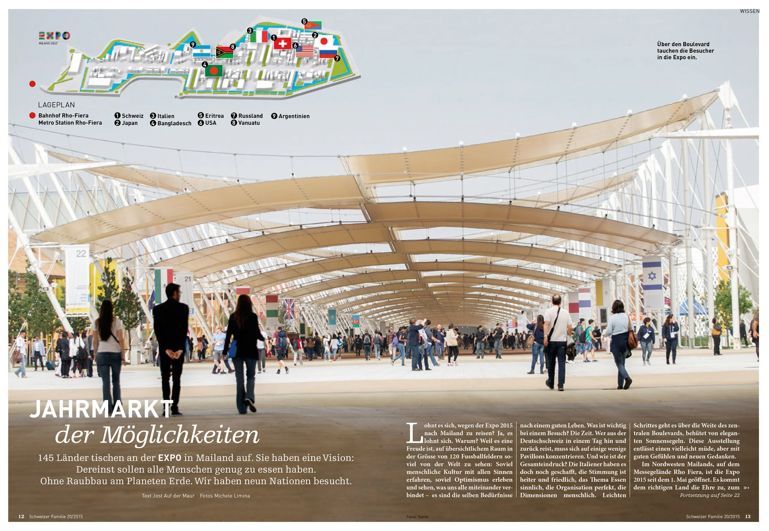 EXPO MILANO - Schweizer Familie - 2015