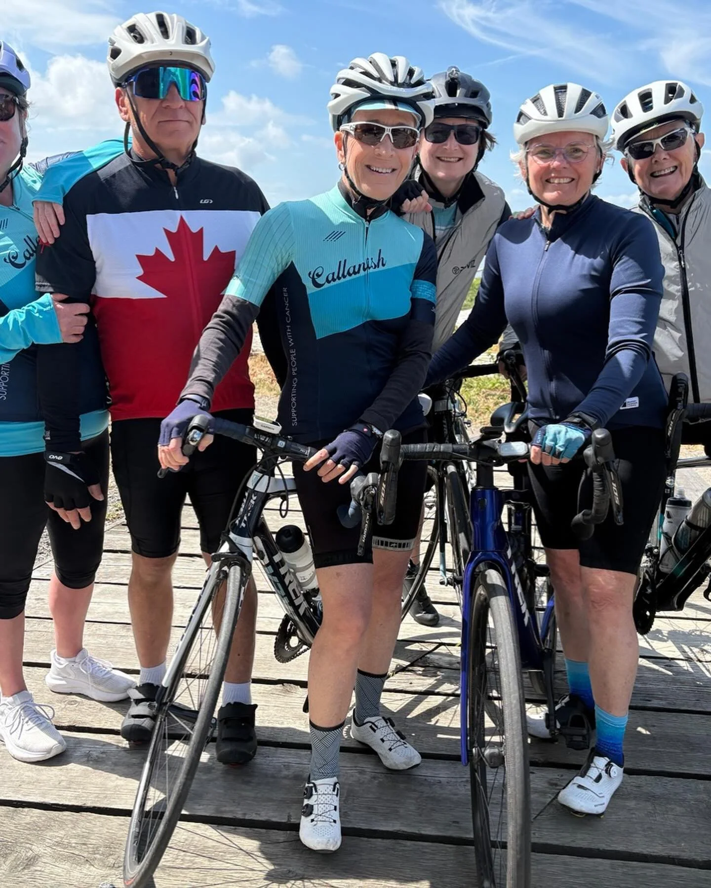 Great July 1st ride today to Steveston and back the long way with a good turnout.