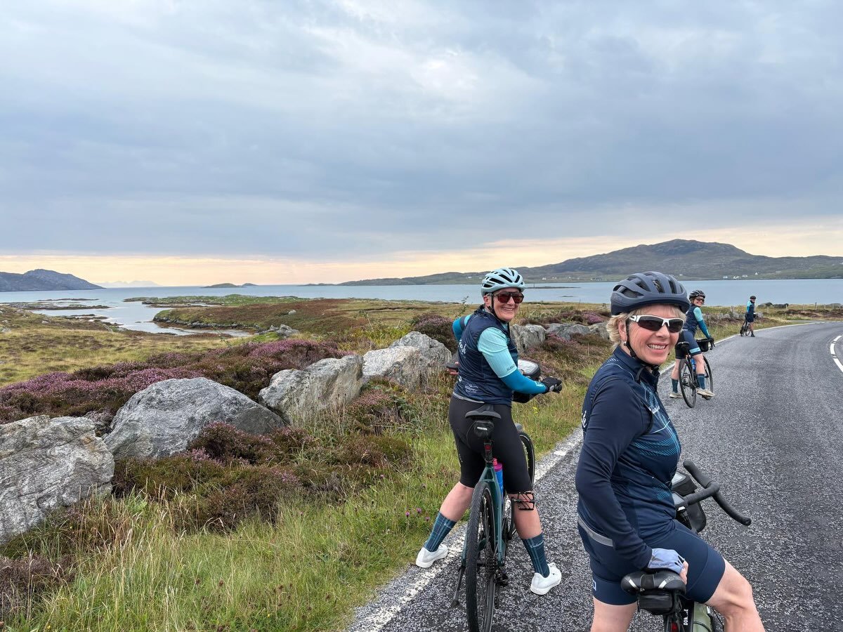 Day 2 - 41.8 km (part 3) A woman stopped in her car to ask &ldquo;Who is Callanish?&rdquo; and then handed us a &pound;20 donation! As well, a man on the ferry asked to photograph the team for the Lewis newspaper 🏴󠁧󠁢󠁳󠁣󠁴󠁿 We had a wonderful rid