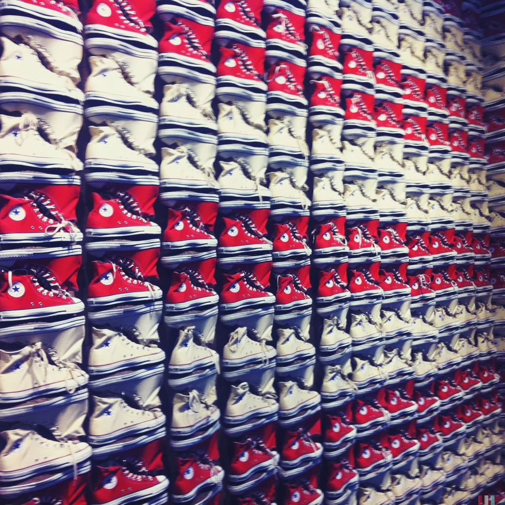 wall of chucks