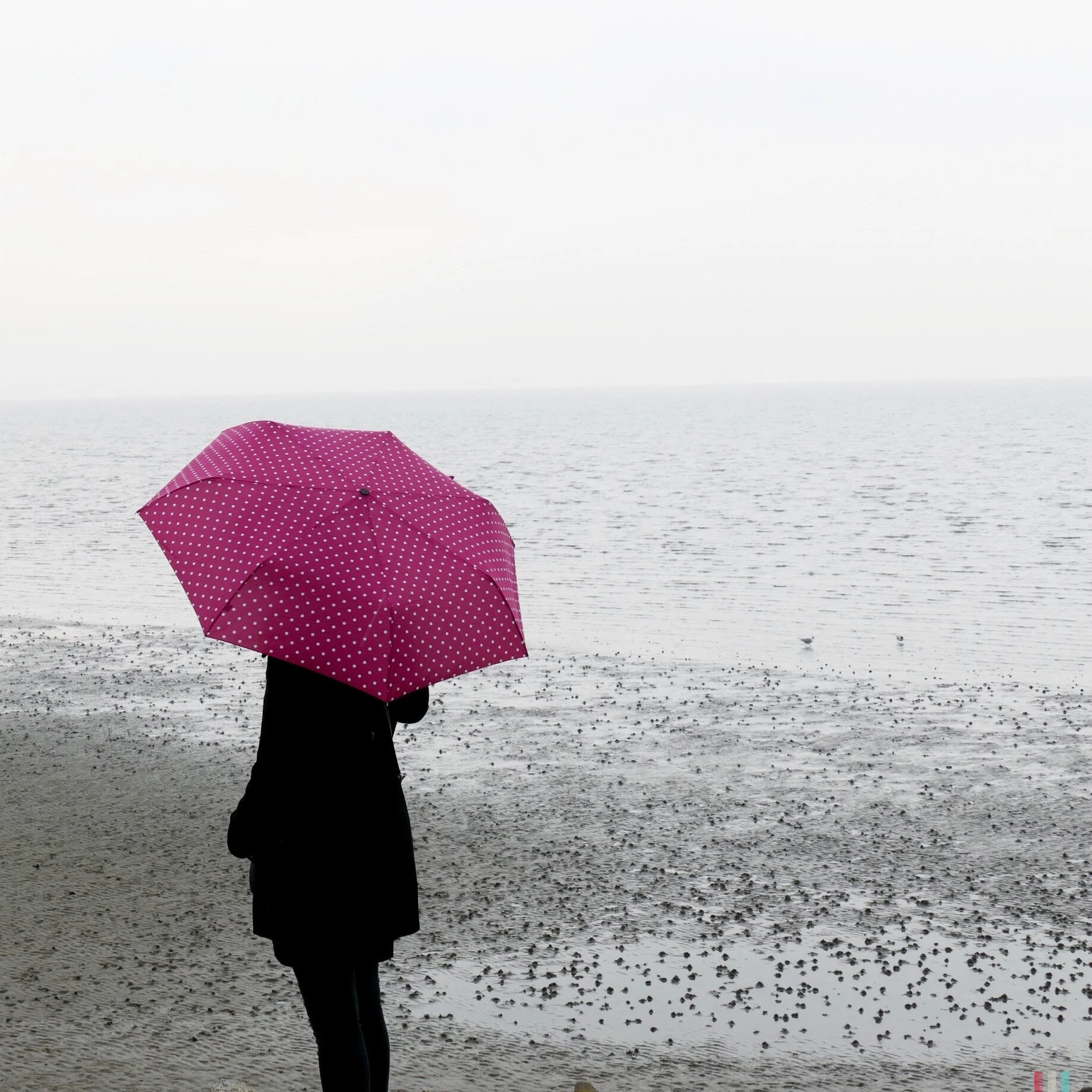 büsum, regen