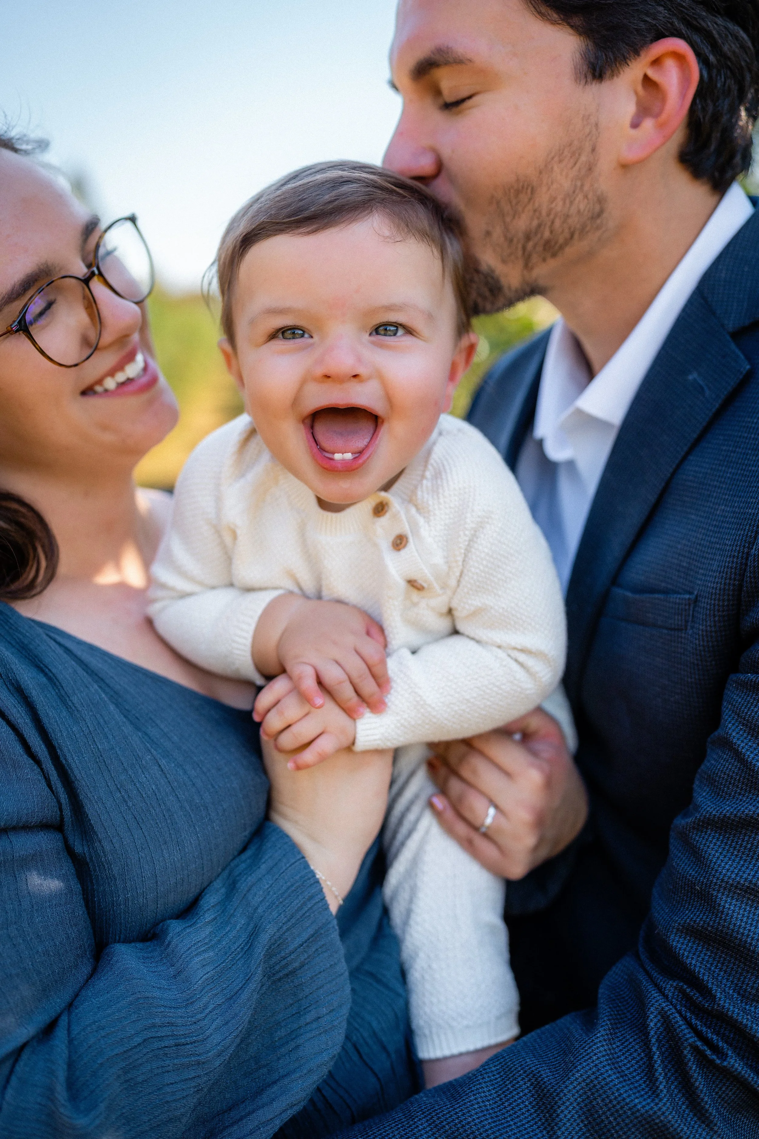 Family photoshoot by Justin Clark in Asheville, NC.
