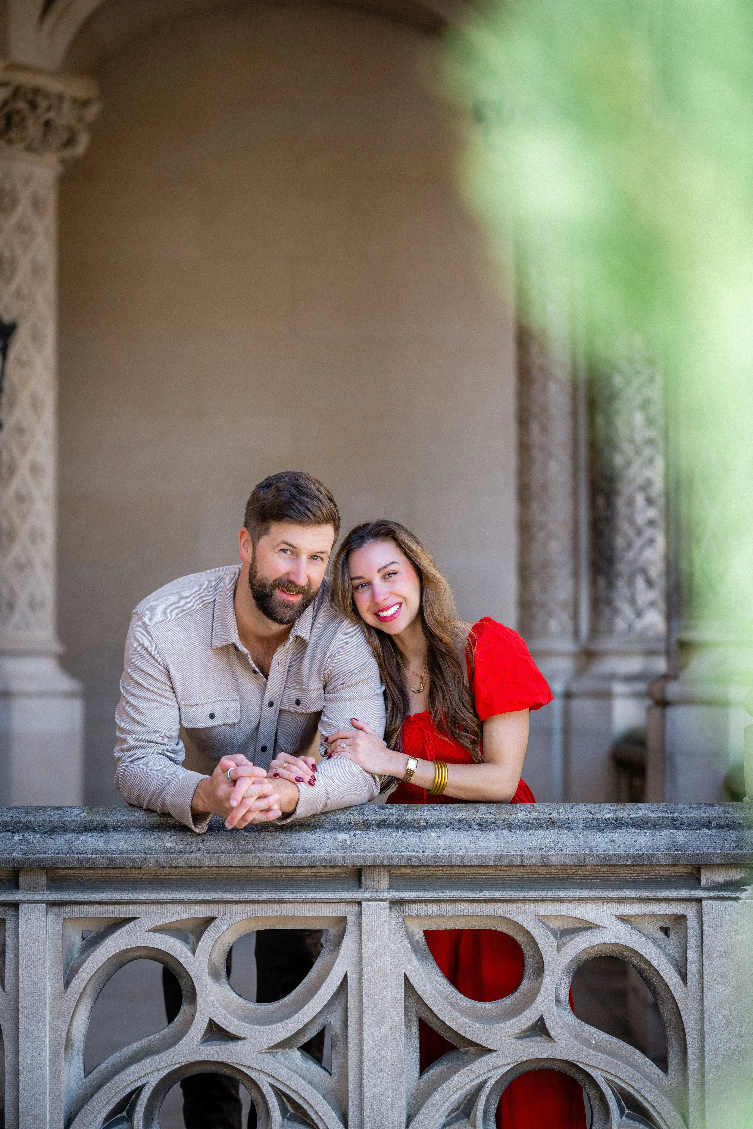 Surprise proposal at the Biltmore Estate in Asheville, NC.