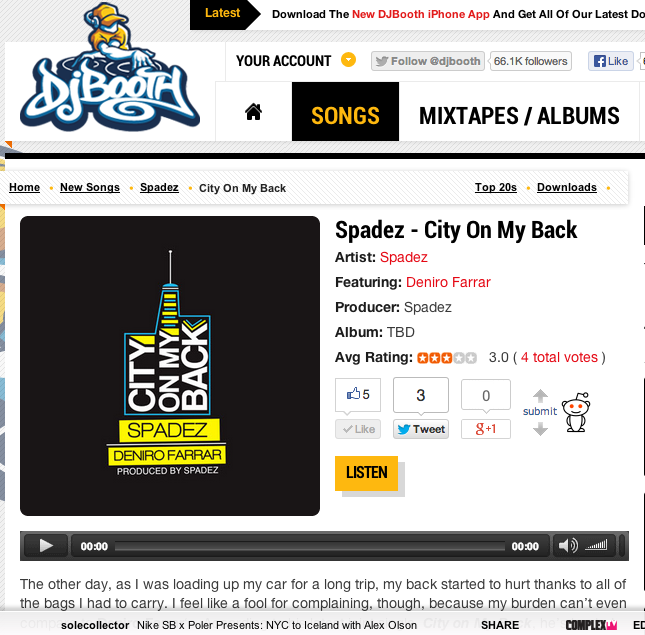 "City On My Back" - DJBooth