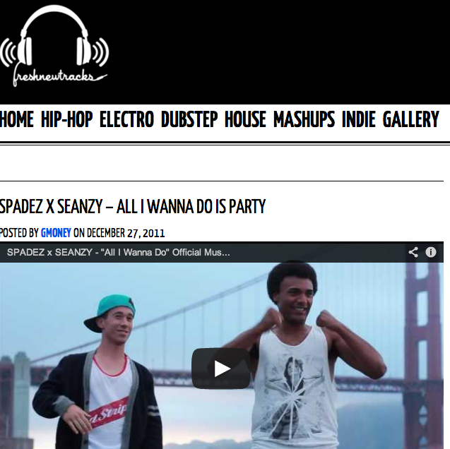 "All I Wanna Do" (VIDEO) - FreshNewTracks
