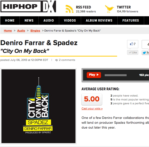 "City On My Back" - HipHopDX