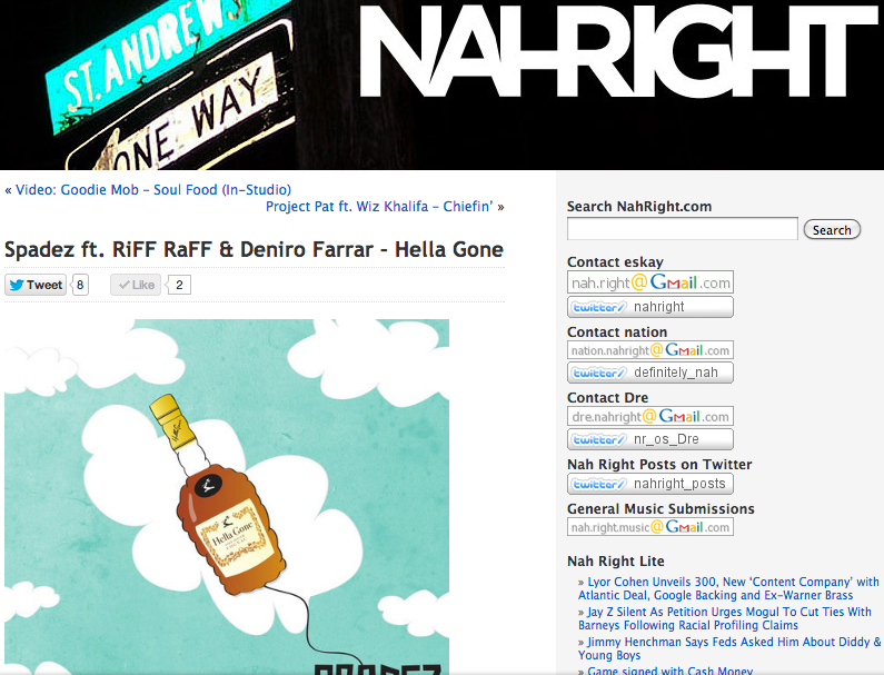"Hella Gone" - NahRight